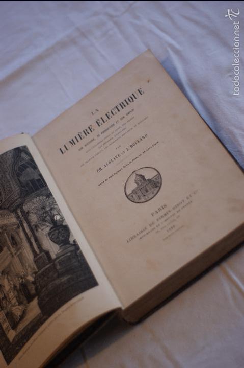 Libros antiguos: LA LUMI&Egrave;RE &Eacute;LECTRIQUE - Foto 2