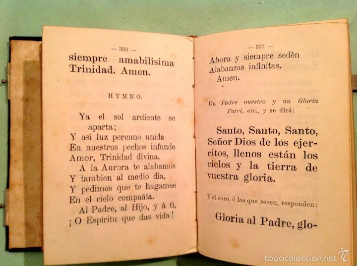 Libros antiguos: La Luz Del Cielo Antiguo Devocionario A&ntilde;o 1890 - Foto 8