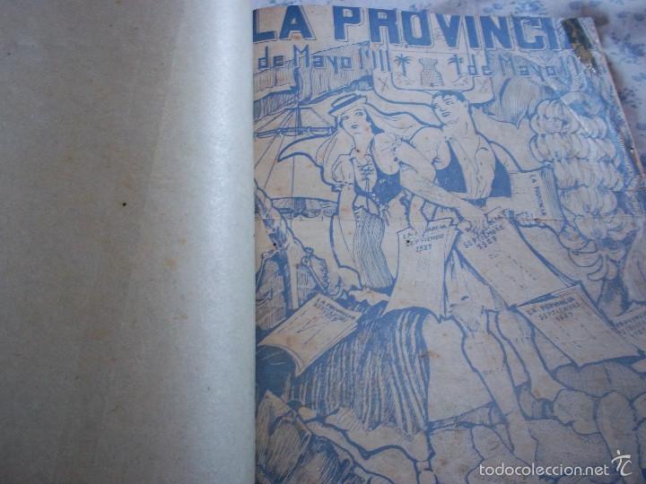 Libros antiguos: Periodico La Provincia. 1 Mayo 1911-1 Mayo 1936.Las Palmas de Gran Canaria. Canarias.