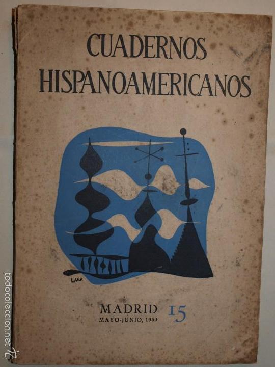 Libros antiguos: Cuadernos Hisponoamericanos. Madrid. 1950. L&aacute;minas. Zurbar&aacute;n, Mir&oacute;, Velazquez.