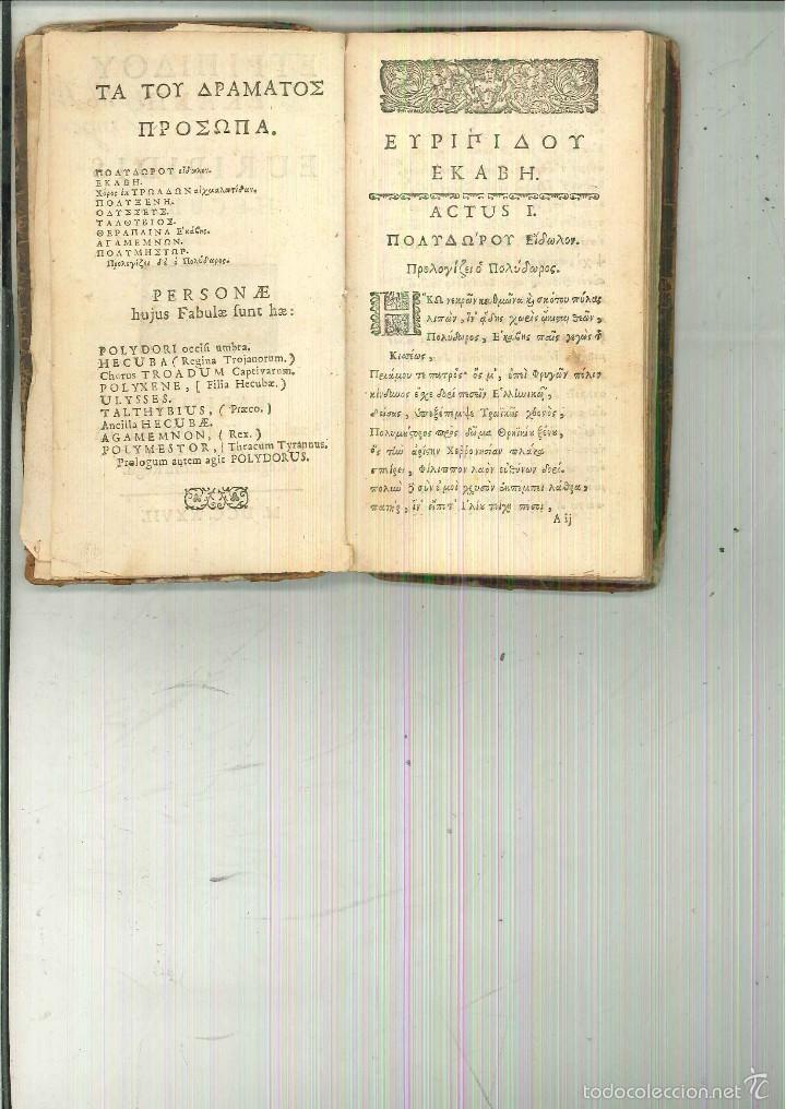Libros antiguos: HECUBA. Euripides - Foto 3