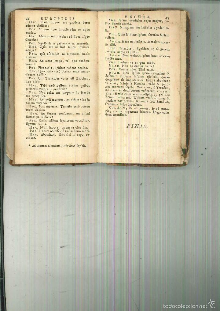Libros antiguos: HECUBA. Euripides - Foto 5