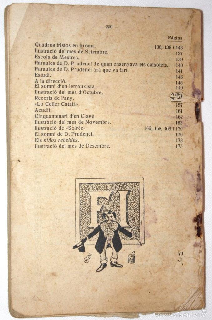 Libros antiguos: Calendiari METRALLA para 1908 - Foto 2