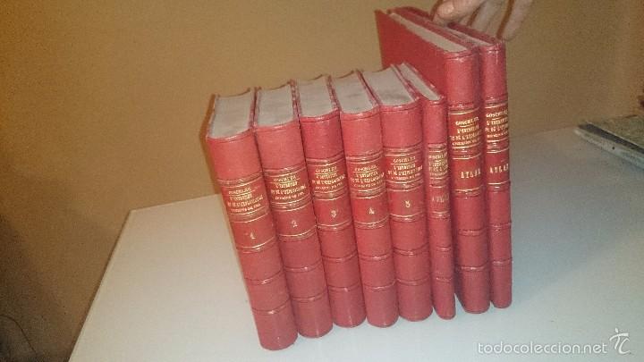 Livres anciens: TRENES FERROCARRILES IMPORTANTE OBRA 8 TOMOS (3 ATLAS) GOSCHLER 1870-1881