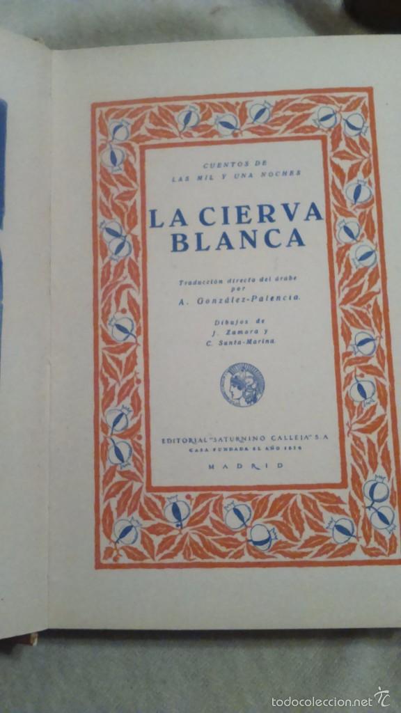 Libros antiguos: LA CIERVA BLANCA O LA REINA DE LOS GENIOS - Foto 2