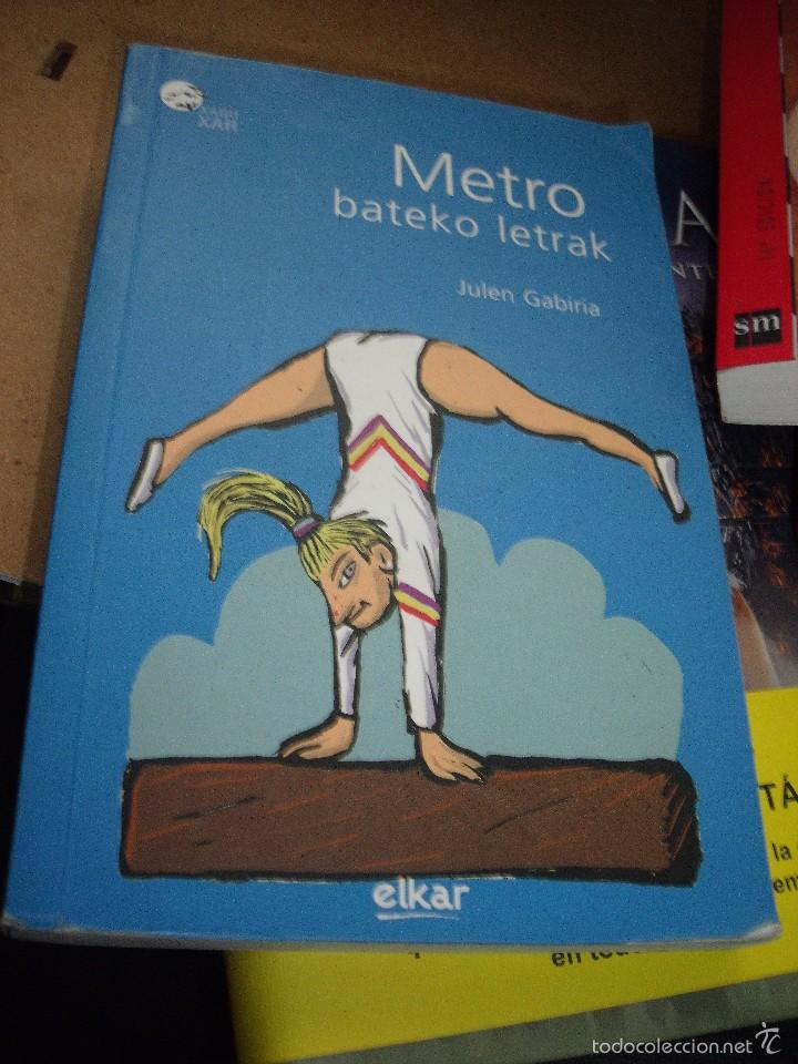Libros antiguos: METRO BATEKO LETRAK euskera - Foto 1