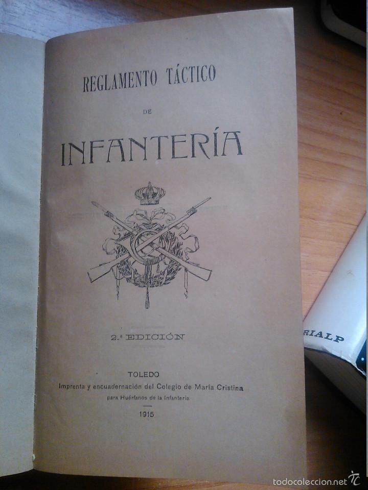 Libros antiguos: Reglamento tactico de Infanteria - Foto 2