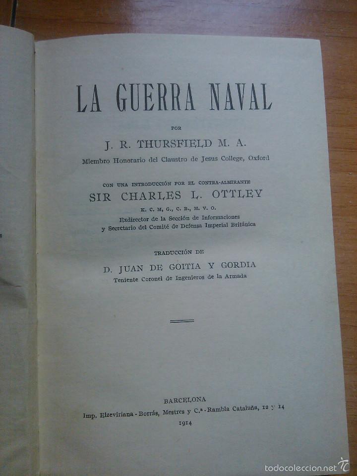 Libros antiguos: Guerra naval - Foto 2