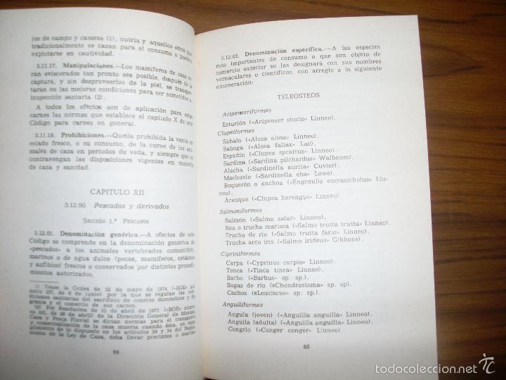 Libros antiguos: CODIGO ALIMENTARIO ESPA&Ntilde;OL - Foto 2