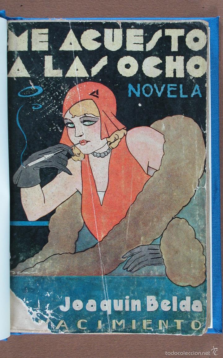 Libros antiguos: Me acuesto a las ocho. Novela. Joaquin Belda - Foto 1