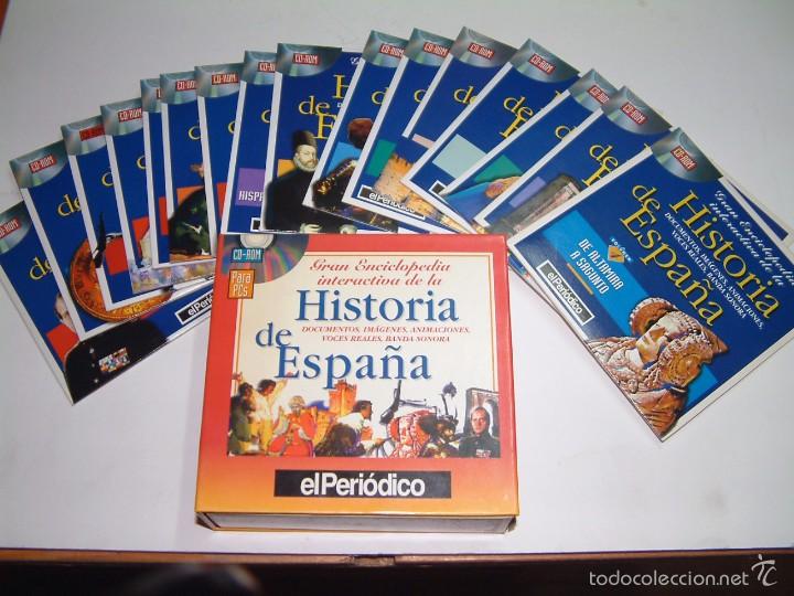 Libros antiguos: Enciclopedia interactiva Historia de espa&ntilde;a en CD-ROM - Foto 1