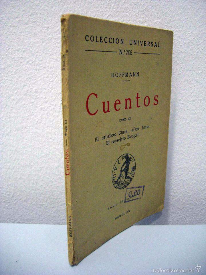 Libros antiguos: E.T.A. HOFFMANN - CUENTOS (TOMO III). CALPE, 1922. - Foto 2