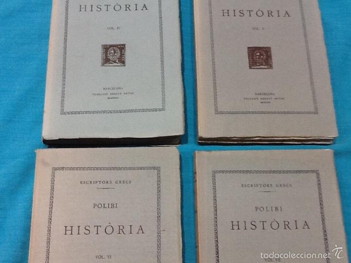 Libros antiguos: Escriptors grecs, polibi historia , 4 tomos 1935 a 1968 - Foto 1