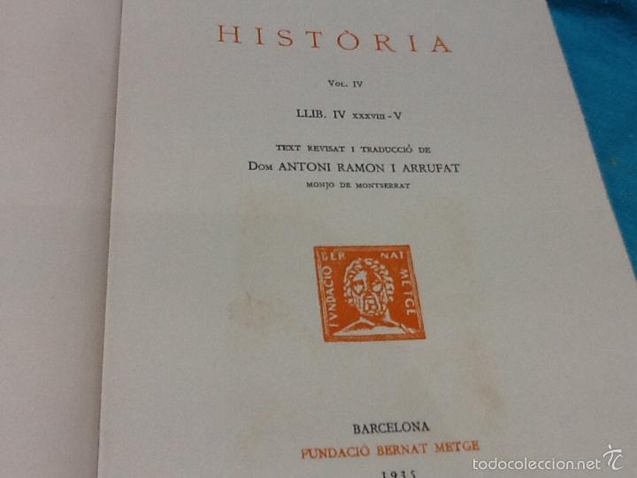 Libros antiguos: Escriptors grecs, polibi historia , 4 tomos 1935 a 1968 - Foto 3
