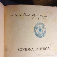 Libros antiguos: LO RAT PENAT : CORONA OFERTA A LA MARE DE DEUS DELS DESAMPARATS... (1923) ORLAS. AUTÓGRAFO Y SELLO. Lote 56669354
