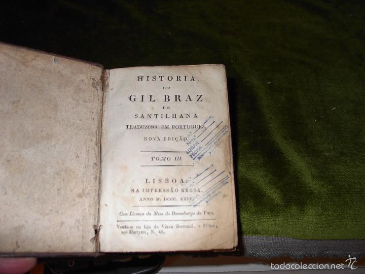 Libros antiguos: HISTORIA DE GIL BRAZ. A&Ntilde;O 1824 - Foto 1