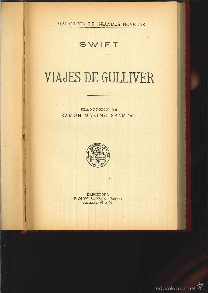 Libros antiguos: VIAJES DE GULLIVER. Swift - Foto 1