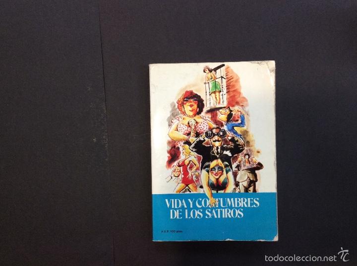 Libros antiguos: Vida y costumbres de los satiros - Foto 1