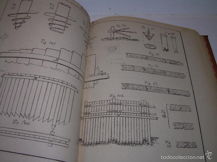 Libros antiguos: LIBRO TAPAS DE PIEL...APUNTES DE CONSTRUCCIONES INDUSTRIALES..AÑO. 1.885-86.....TODO GRABADOS. - Foto 11 - 56820390