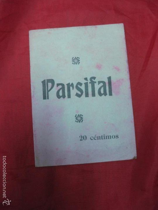 Libros antiguos: PARSIFAL. WAGNER. ARGUMENTO. - Foto 1