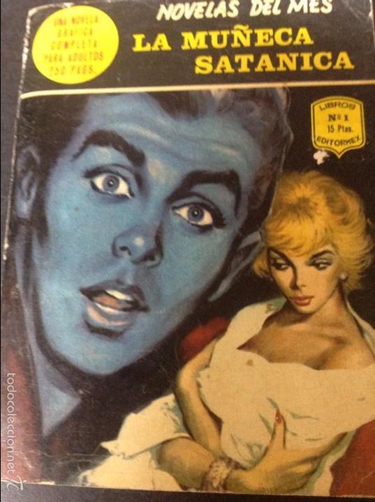 Libros antiguos: La mu&ntilde;eca satanica n&uacute;mero 1 - Foto 1