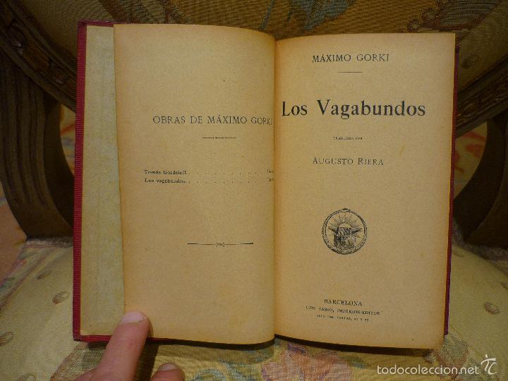 Libros antiguos: LOS VAGABUNDOS, DE M&Aacute;XIMO GORKI. - Foto 4