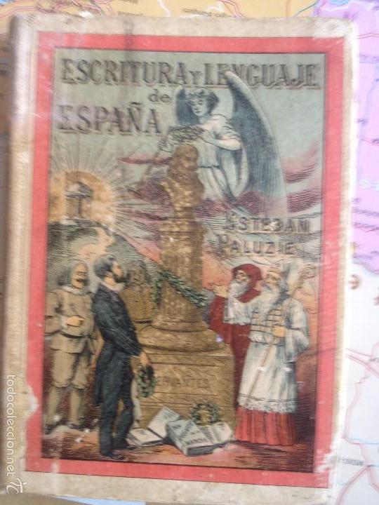 Libros antiguos: ESCRITURA Y LENGUAJE DE ESPA&Ntilde;A - Foto 1