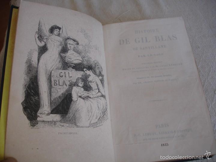 Libros antiguos: LE SAGE: HISTOIRE DE GIL BLAS DE SANTILLANE - Foto 2