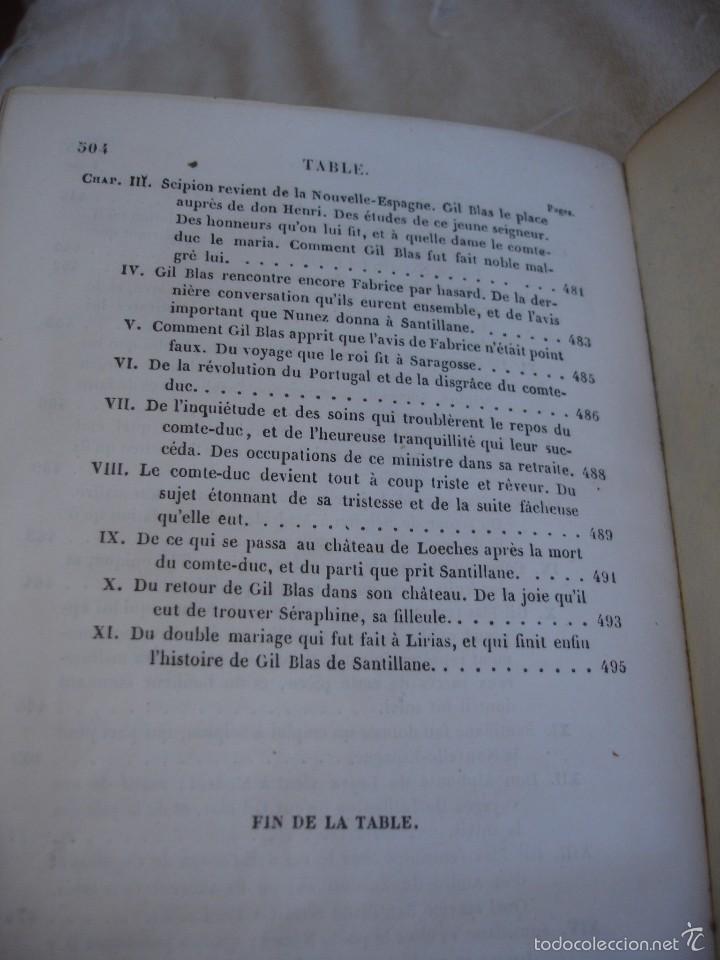 Libros antiguos: LE SAGE: HISTOIRE DE GIL BLAS DE SANTILLANE - Foto 13