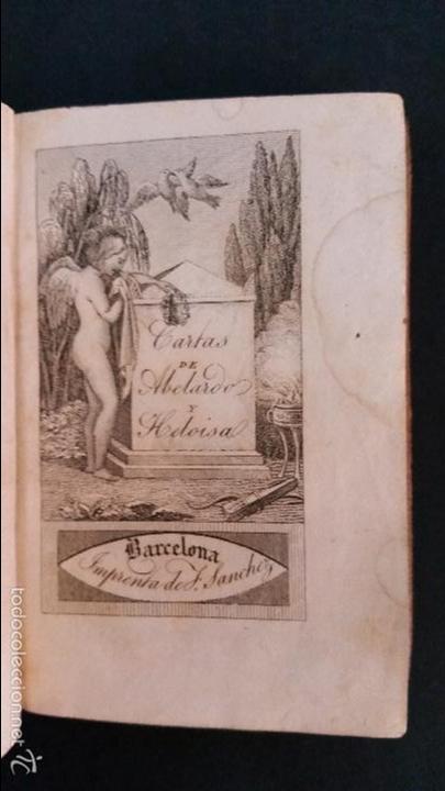Libros antiguos: 1843 - PEDRO ABELARDO -CARTAS DE ABELARDO A ELO&Iacute;SA - Foto 3