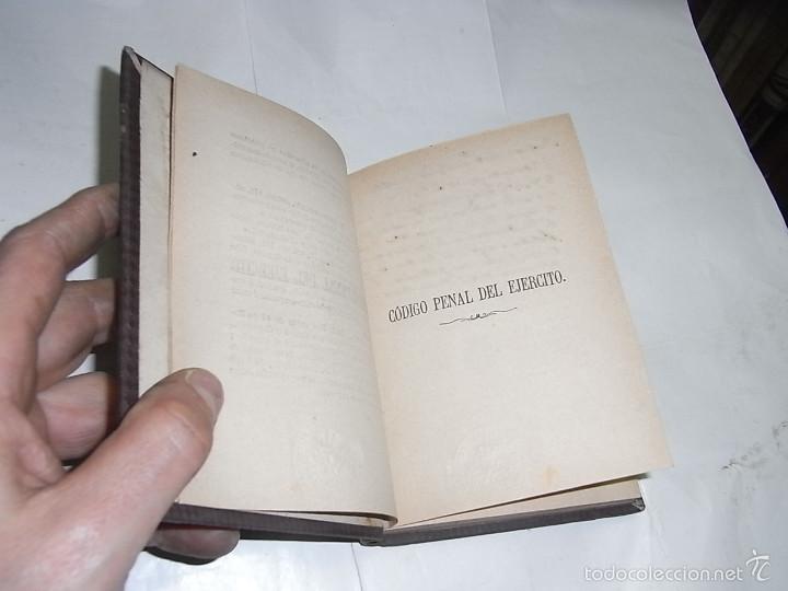 Libros antiguos: Codigo Penal del Ejercito, Ed. Oficial, Madrid, 1884 - Foto 1