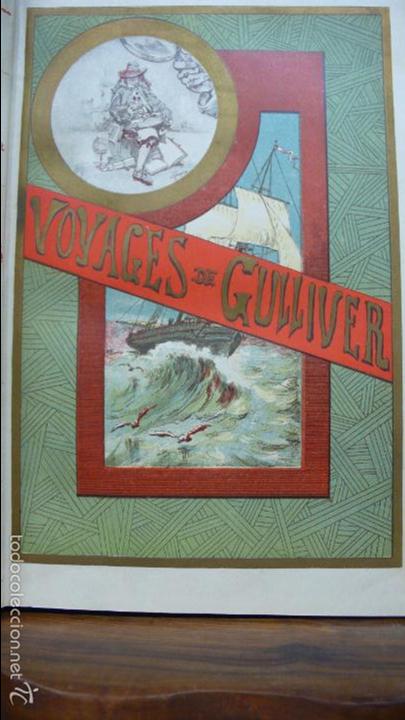 Libros antiguos: VOYAGES DE GULLIVER. JONATHAN SWIFT. C. 1890. - Foto 3
