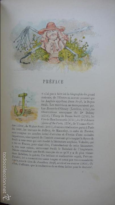 Libros antiguos: VOYAGES DE GULLIVER. JONATHAN SWIFT. C. 1890. - Foto 5