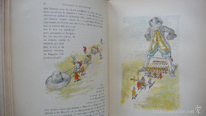 Libros antiguos: VOYAGES DE GULLIVER. JONATHAN SWIFT. C. 1890. - Foto 6