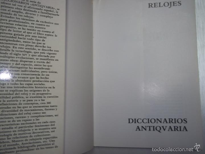 Libros antiguos: LUIS MONTA&Ntilde;&Eacute;S. RELOJES. ANTIQUARIA. - Foto 4