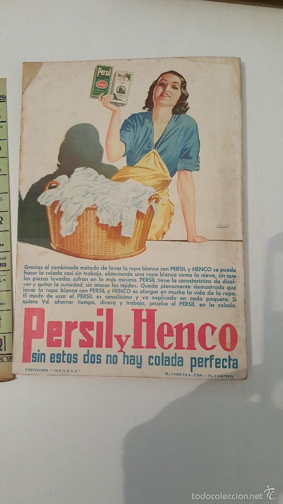 Libros antiguos: MENAGE 1935 (LIBRO COCINA) - Foto 7