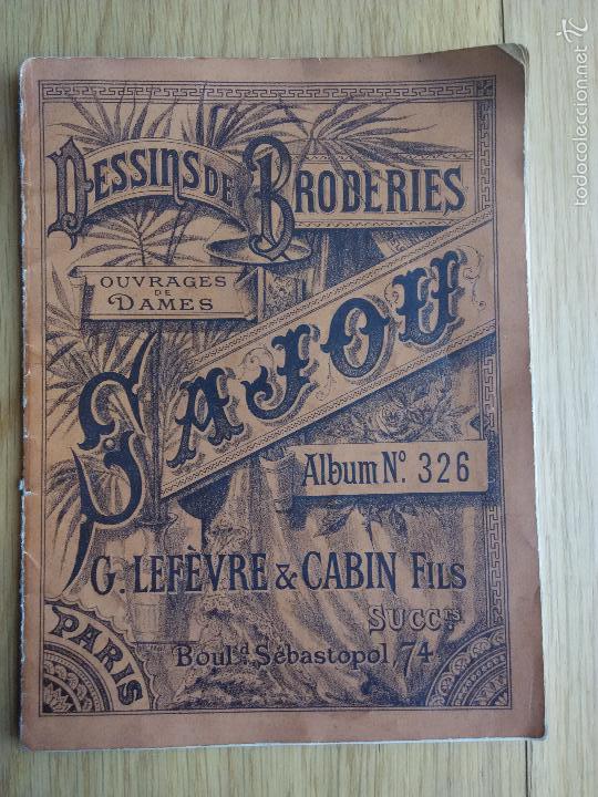 Libros antiguos: Dessins de broderies. Album 326 - Foto 1