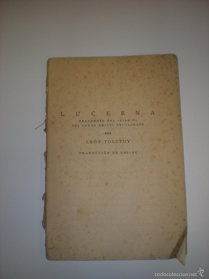 Libros antiguos: LUCERNA - Foto 1