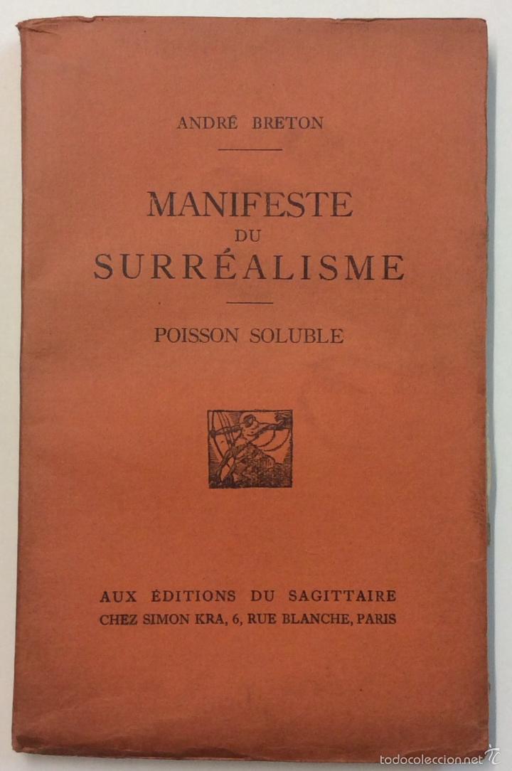 Manifeste Du Surrealisme Poisson Soluble 1924 Buy Other Old Books Of Fine Arts Leisure And Collecting At Todocoleccion 57603747