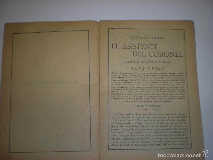 Libros antiguos: EL ASISTENTE DEL CORONEL - Foto 1