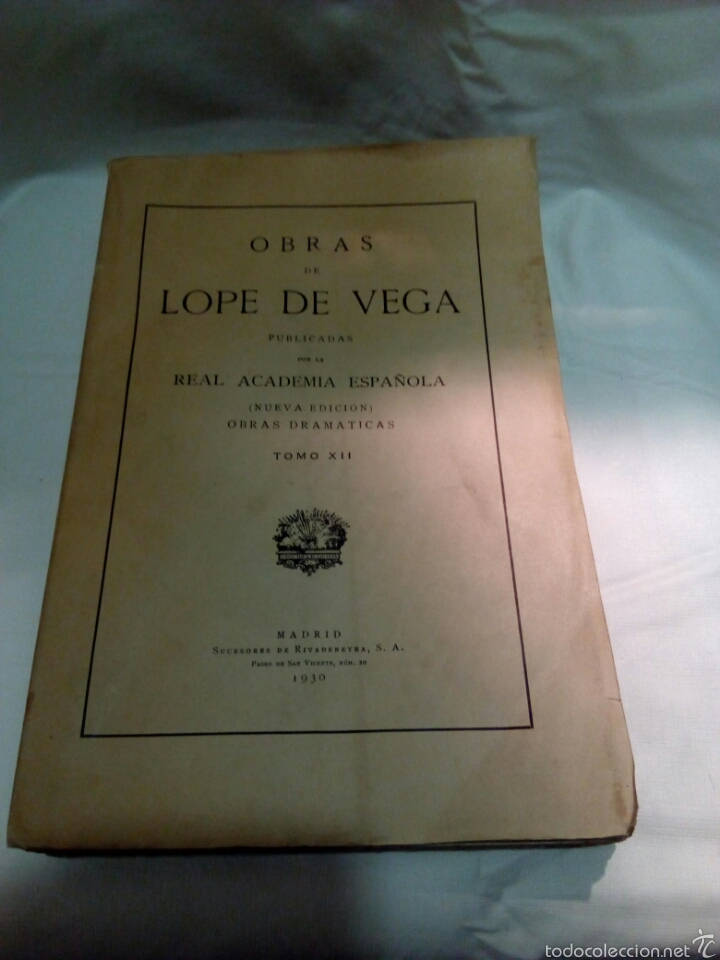 Libros antiguos: Obras de Lope de Vega - Foto 3