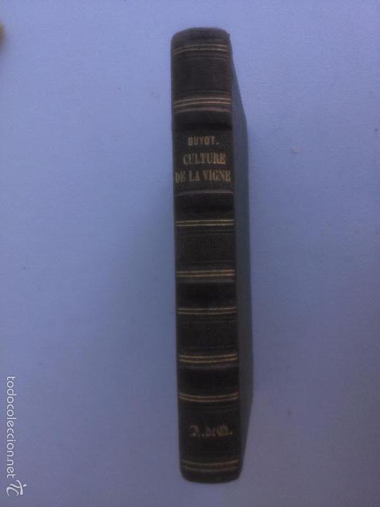 Libros antiguos: Culture de la vigne et vinification. Jules Guyot. - Foto 2
