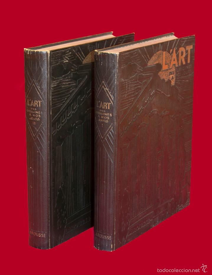 Libros antiguos: LArt de Editorial Larousse, 1932, Dos Tomos - Foto 2