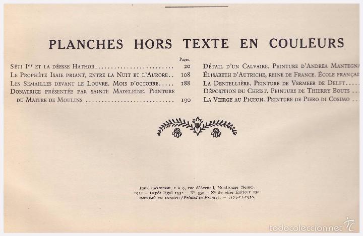 Libros antiguos: LArt de Editorial Larousse, 1932, Dos Tomos - Foto 6
