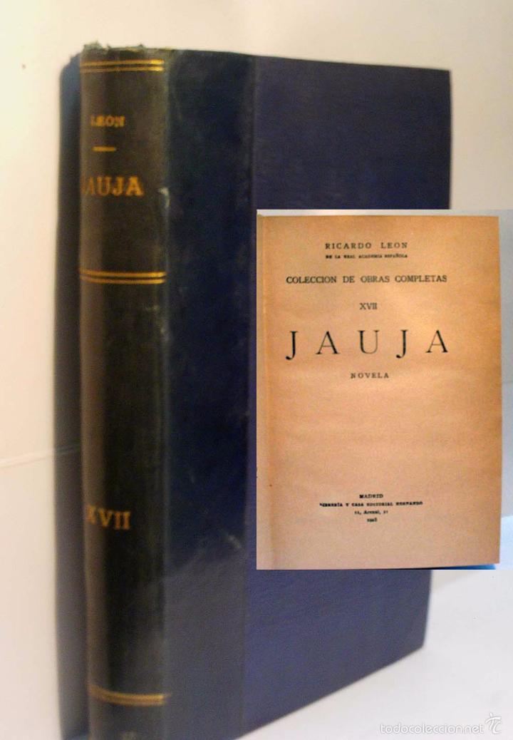 Libros antiguos: JAUJA. LE&Oacute;N Ricardo. Casa Editorial Hernando. 1928 - Foto 1
