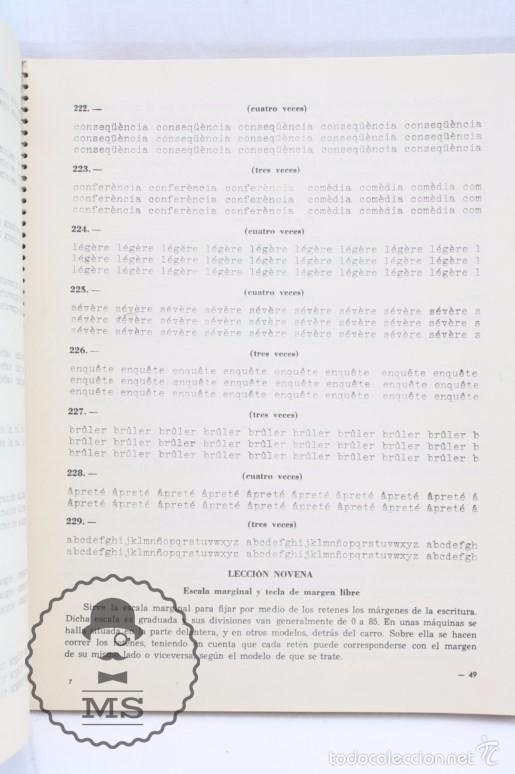 Libros antiguos: Antiguo Cuaderno / Libro M&eacute;todo Pr&aacute;ctico de Mecanograf&iacute;a. E. Lezcano - Ed. Pr&aacute;cticas, 1931 - Foto 3