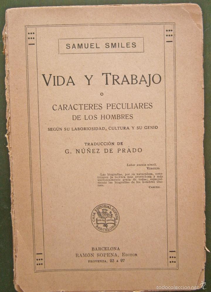 Antiquarische B&uuml;cher: Vida y Trabajo o Caracteres peculiares de los Hombres - Samuel Miles