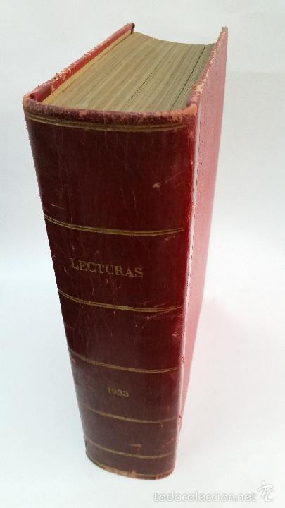 Libros antiguos: 1933 - LECTURAS - A&Ntilde;O COMPLETO - Foto 1