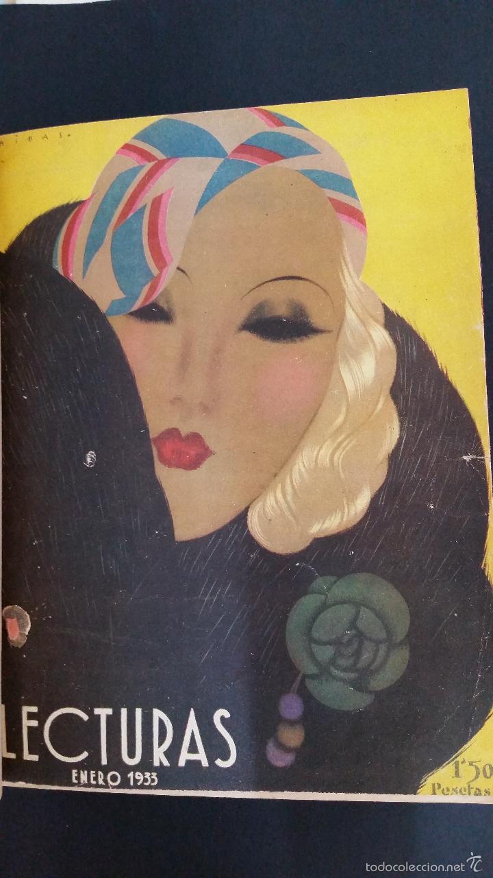 Libros antiguos: 1933 - LECTURAS - A&Ntilde;O COMPLETO - Foto 5