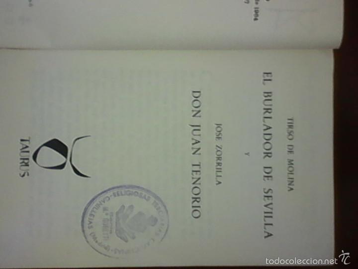 Libros antiguos: DON JUAN TENORIO LIBRO - Foto 2